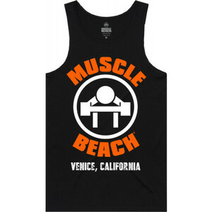 マッスルビーチ カルフォルニア タンクトップ L Muscle Beach 送料無料 日本未入荷 ゴールドジム ジムシャーク フィジーク LIVE FIT新品