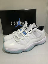 【送料無料】27cm NIKE AIR JORDAN 11 RETORO LOW エア ジョーダン 11 LOW レジェンドブルー LEGEND BLUE 国内正規品【未使用】_画像1