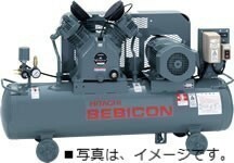 コンプレッサー 日立 7.5馬力 5.5P-14VP6 60hz 中圧 給油式 圧力開閉器式 レシプロ ベビコン 日立産機システム