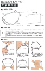 フェイスシールド フェイスガード 飛沫対策 ウイルス対策 飛散防止 防塵 水洗い可能 5枚セット【売り切れ御免】