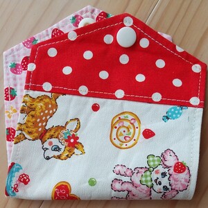仮置きインナーケース ハンドメイド レトロパンダ イチゴ