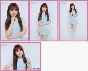 IZ*ONE 矢吹奈子 Member Color Ver. 生写真 4種コンプ HKT48