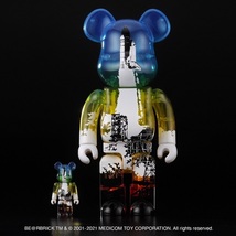 SPACE SHUTTLE BE@RBRICK LAUNCH Ver. 100% & 400% NASA スペースシャトル MEDICOM TOY メディコムトイ ベアブリック_画像2