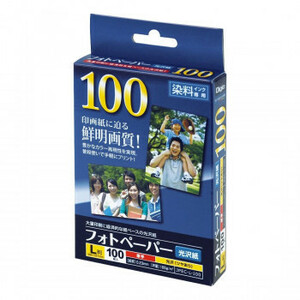 ナカバヤシ　フォトペ-パ-　光沢紙L100枚　JPEC-L-100(a-1595226)