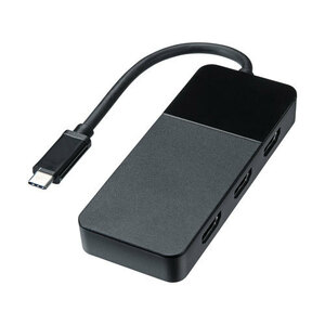 サンワサプライ USB TypeC MSTハブ　(DisplayPort Altモード)HDMI AD-ALCMST3HD(l-4969887765418)