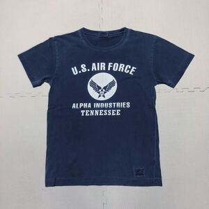 ALPHA アルファ U.S.AIR.FORCE 半袖 Tシャツ M
