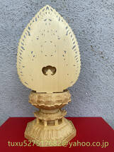新作 仏教美術 木彫仏像 虚空蔵菩薩 精彫造像 仏教工芸品 高さ29cm_画像4