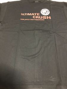 新日本プロレス☆ULTIMATE CRUSH　アルティメットクラッシュｘＳＯＵＬコラボＴシャツ☆Ｌサイズ☆黒☆長期保管・デッドストック・未着用品