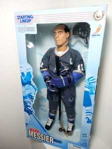 ★激レア★未使用箱入★マーク・メシエ アクションフィギャー NHL Vancouver Canucks Mark Messier 可動パーツ、ユニホーム着脱可 