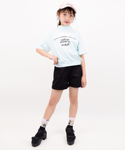 GLOBAL WORK　KIDS　ジュニア　ショートパンツ　L　160㎝　ネイビー　紺　クリックポスト