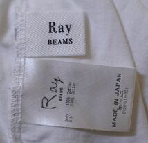 Ray BEAMS レイ ビームス カットソー Tシャツ 半袖 ホワイト ymdnrk a202h③0507_画像5