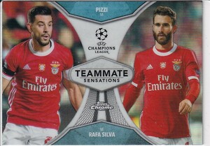 2019-20 Topps Chrome Soccer　PIZZI　RAFA SILVA　ピッツィ　ラファ・シウバ　SLベンフィカ