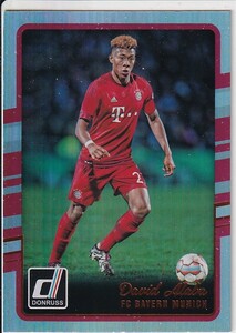 2016-17PANINI DONRUSS　No.35　David Alaba　パラレルカード　ダヴィド・アラバ　バイエルン・ミュンヘン