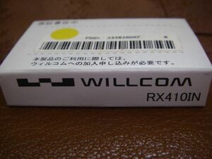 1579 WILLCOM RX410IN W-SIM NCXX 新品未使用