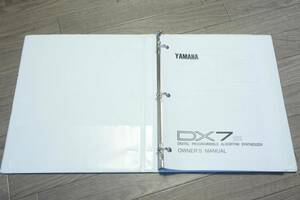 ★即決美品 YAMAHA DX7Sの説明書（英語版）Owner's Manual written in English