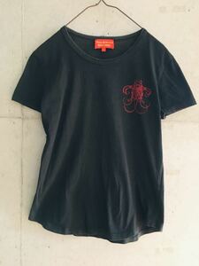 [* выгода * редкий *L размер * бесплатная доставка!] Vivienne Westwood red label olizonti чёрный футболка Vivienne Westwood RED LABEL