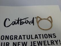 ★新品未使用★キャットバード（ニューヨーク ブルックリン）ラブキャットリング9号（ネコ指輪）（Lovecats Ring）　N43_画像10