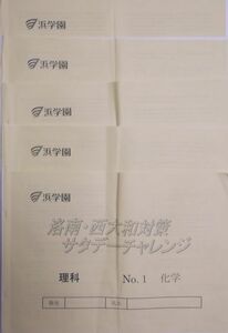 浜学園 (2020年度) 小6 洛南・西大和対策 サタデーチャレンジ★理科