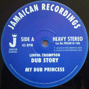 激渋TUBBYs DUB傑作! Linval Thompson Dub Story 10インチ