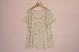 フランシュリッペ franche lippee ブラウス トップス レース M レース ピンクベージュ