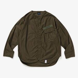 新品本物【OLIVE★2】REMNANTS MOLESKIN LS SHIRT レムナント モールスキンシャツ 正規店購入 ディセンダント 入手困難 DESCENDANT即日発送