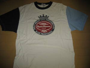 BOAT HOUSE ボートハウス 半袖 Ｔシャツ JMD 20th ANNIVERSARY LIMITED 送208 BLUE TRADITIONAL