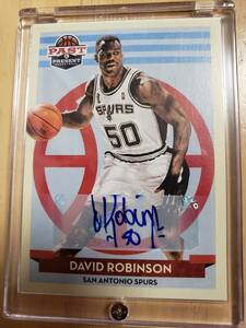 サイン 2012 -13 Panini Past Present DAVID ROBINSON Auto / デイビッド ロビンソン Autograph 