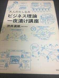 迅速対応　中古本　美品　大人のたしなみビジネス理論一夜漬け講座 渋井真帆　本　書籍 