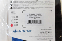 ★送料無料★Raidlight（レイドライト） 機能性ソックス 　EU45～47（28.5cm～30.0cm）ブルー/ブラック　GLHMS54_画像8
