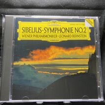 ☆中古CD☆ SIBELIUS : SYMPHONIE NR.2 WIENER PHILHAREMONIKER / LEONARD BERNSTEIN_画像1