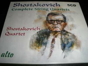 5CD ショスタコーヴィチ 弦楽四重奏曲 全集 ショスタコーヴィチ四重奏団 ロシア Shostakovich String Quartets Complete Olympia