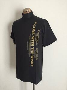 【風と共に去りぬ】映画Tシャツ Mサイズ GONE WITH THE WIND 小説 ミュージカル 日本企画 90s VINTAGE 未使用品 送料無料 