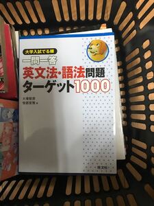 一問一答英文法語法問題ターゲット1000 大学入試でる順/大場智彦/笹部宣雅