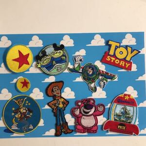 アイロン 刺繍ワッペン トイストーリー セット