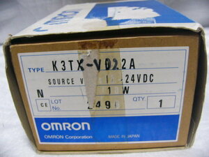 ★新品★ OMRON K3TX-VD22A デジタルパネルメータ