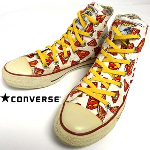 コンバース オールスター スーパーマン CONVERSE ALL STAR SuperMan BM HI　スニーカーUS4.5(23.5cm相当)(レディース)【中古】14g-1-026