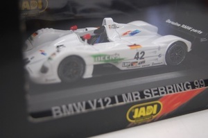 C 1/43スケール　BMW　V12　LMR　99 SEBRING WINNER　JADI　＃42　ミニカー　モデルクラフト