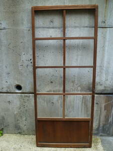 M7792 50~100 year front inside Kyoto old window frame only height 173cm width 73cm inside 3cm(0305)[ mailing address is company office work place store limitation ][ private person sama is Seino Transportation department stop ]