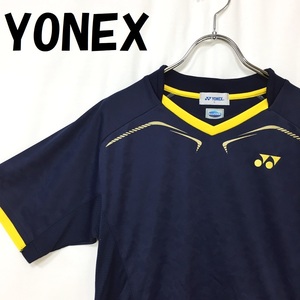 【人気】YONEX/ヨネックス 調布北高校 ユニフォーム トップス 半袖 ネイビー サイズS/S1864