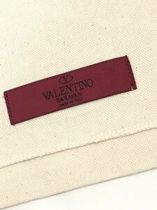 バレンチノ・ガラヴァーニ「VALENTINO GARAVANI」財布用保存袋 ③ 内袋 付属品 折財布用 キャンバス きなり 17×12㎝