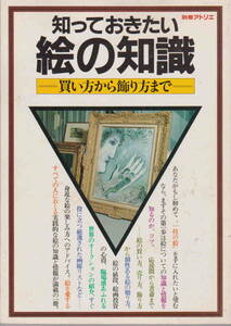 別冊アトリエ★「知っておきたい絵の知識　買い方から飾り方まで」