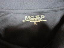タイムセール 大きいサイズ 紳士 メンズ MC.Sp ポロシャツ 黒 サイズ 3L_画像4