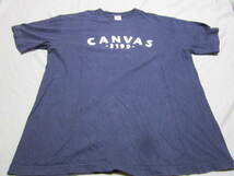 大きいサイズ 紳士 メンズ CANVAS キャンバス Tシャツ サイズ XL_画像1