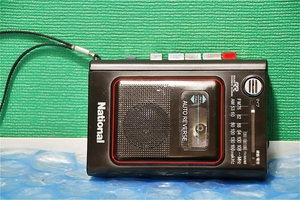 ナショナル RX-M7 ポータブル カセット プレーヤー カセットレコーダー テープレコーダー 実働品 日本製 昭和レトロ