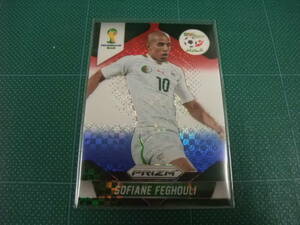 2014 PANINI PRIZM WORLD CUP 3 ソフィアン・フェグリ SOFIANE FEGHOULI アルジェリア代表 レッド＆ホワイト＆ブルー プリズム サッカー