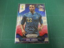 2014 PANINI PRIZM WORLD CUP 76 エリック・アビダル ERIC ABIDAL フランス代表 ブルー＆レッド プリズム サ ッカー カード パニーニ_画像1