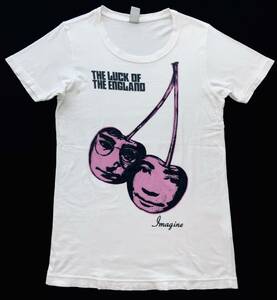  Pledge Beatles T-shirt Cherry design IMAGINE Pledge made in Japan high quality MADE IN JAPAN.4178