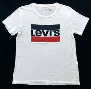 Большой логотип Levi Dekarogo T -Fish Trend Print Trend Levis с коротким рукавом S/S White Yanagi 4132