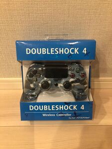PS4コントローラー ワイヤレスコントローラー 互換品 DUALSHOCK4 青迷彩