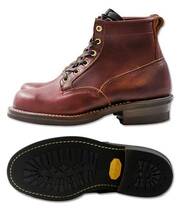 【定価￥107,800 新品未使用】 VIBERGヴァイバー5'COURT BOOTS#430BrownクロムエクセルUK7（26.0cm位）カナダ製_画像8